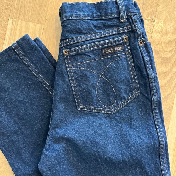 Vintage 80s Calvin Klein Made In USA Women’s Designer Jeans Size 10 - Picture 2 of 7